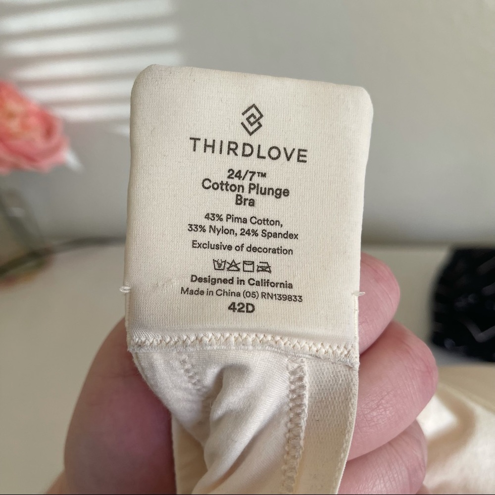 Thirdlove | Pima Cotton Plunge Bra - Picture 7 of 7